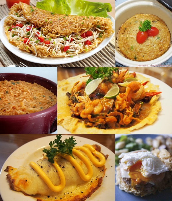 6 เมนูไข่กับมาม่า 6 เมนูไข่กับมาม่า