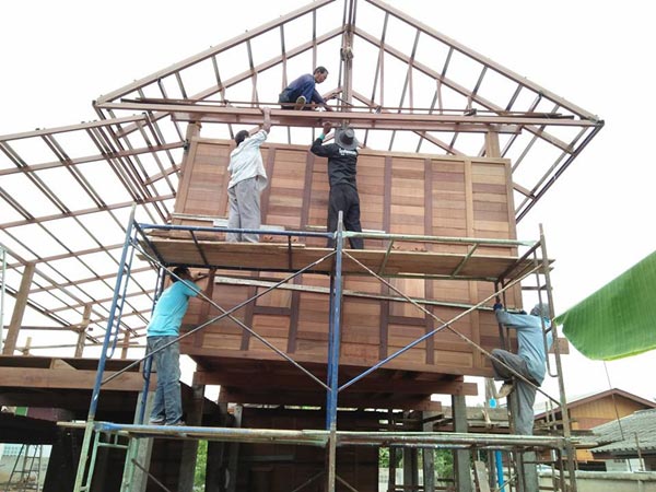 บ้านไม้ชั้นเดียวใต้ถุนสูง บ้านไม้ชั้นเดียวใต้ถุนสูง