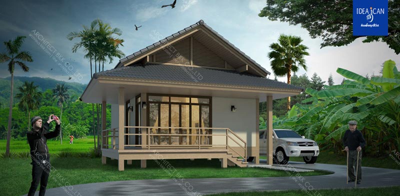 แบบบ้านชั้นเดียว แบบบ้านชั้นเดียว