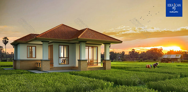 แบบบ้านชั้นเดียว แบบบ้านชั้นเดียว