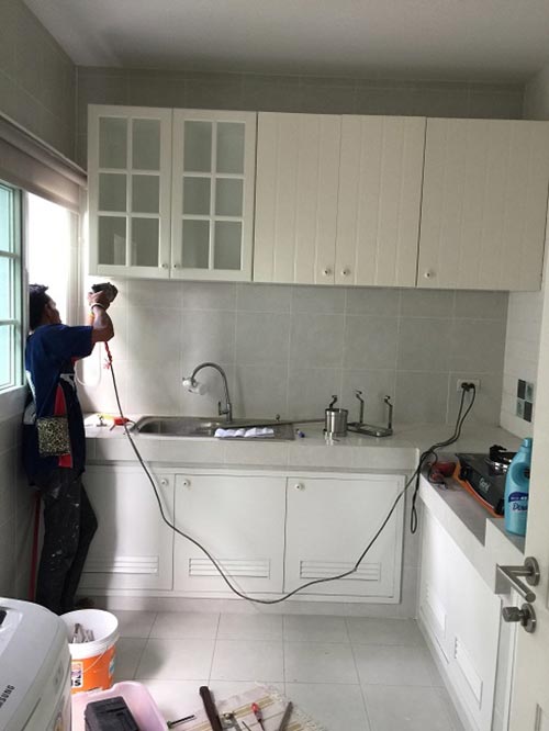 ห้องครัวสีขาว ห้องครัวสีขาว