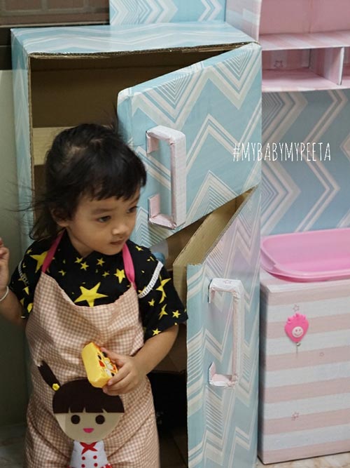 ชุดครัวจากลังกระดาษ ชุดครัวจากลังกระดาษ