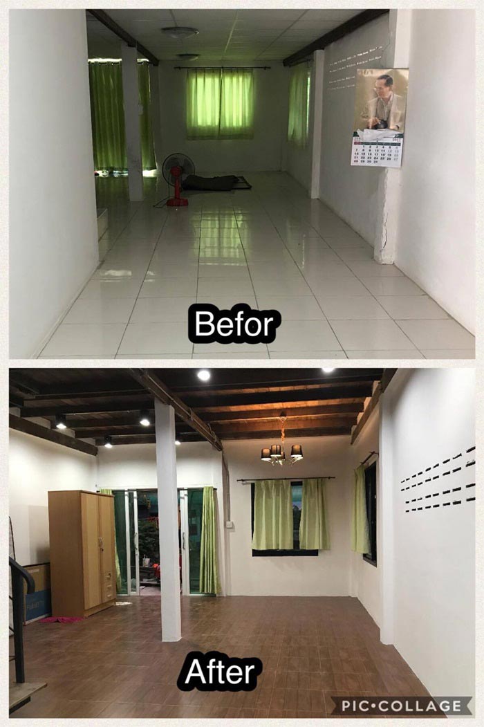 รีโนเวทบ้านครึ่งปูนครึ่งไม้ 2 ชั้น รีโนเวทบ้านครึ่งปูนครึ่งไม้ 2 ชั้น