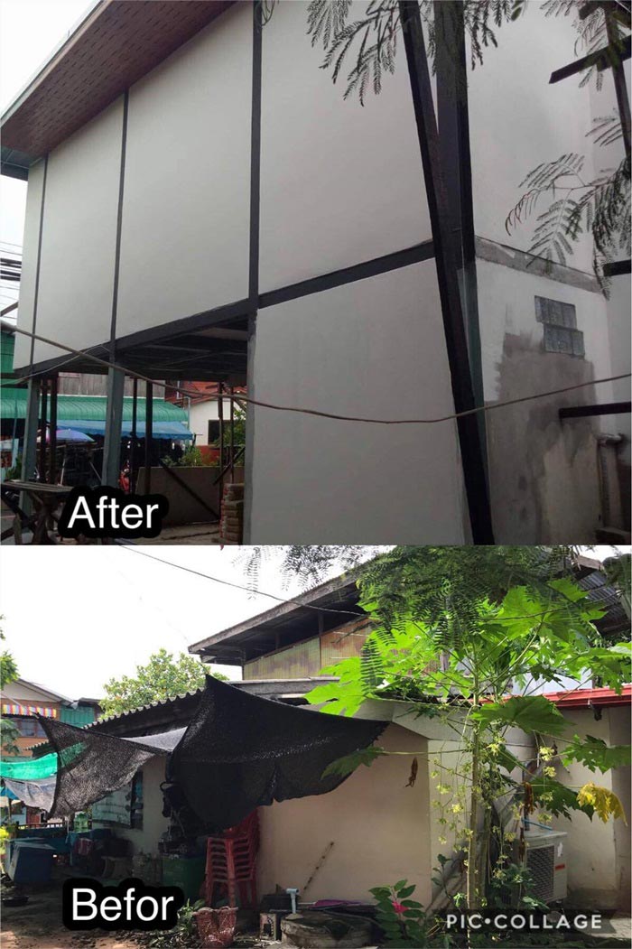 รีโนเวทบ้านครึ่งปูนครึ่งไม้ 2 ชั้น รีโนเวทบ้านครึ่งปูนครึ่งไม้ 2 ชั้น
