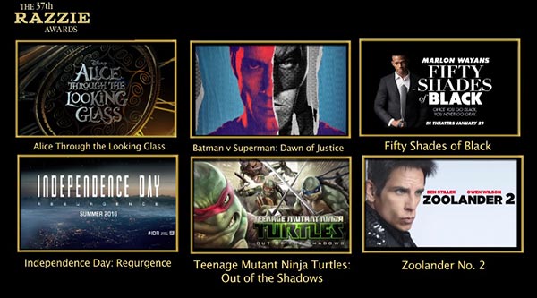 Razzie Awards 2017 Razzie Awards 2017