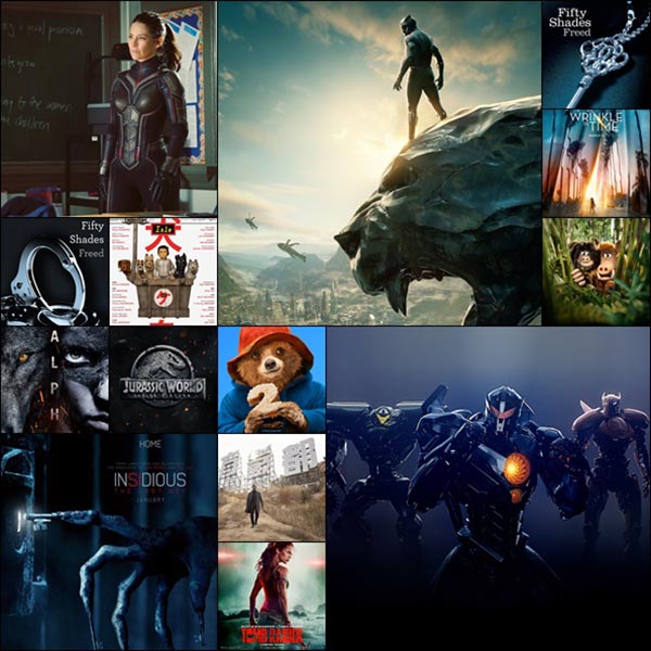 โปรแกรมหนัง 2018 โปรแกรมหนัง 2018