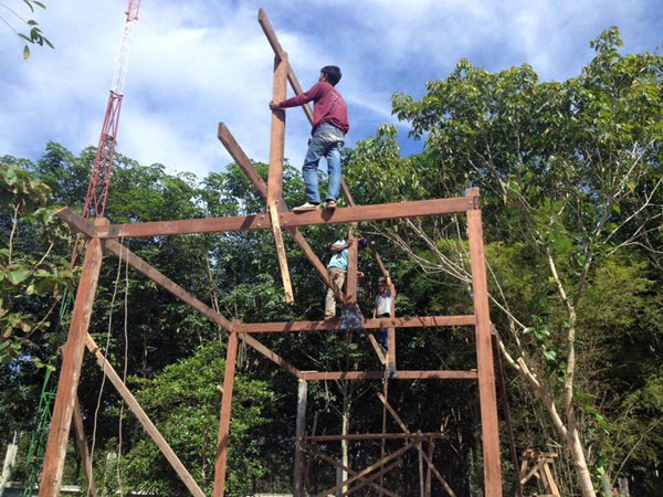 บ้านไม้ชั้นเดียวยกพื้นสูง บ้านไม้ชั้นเดียวยกพื้นสูง