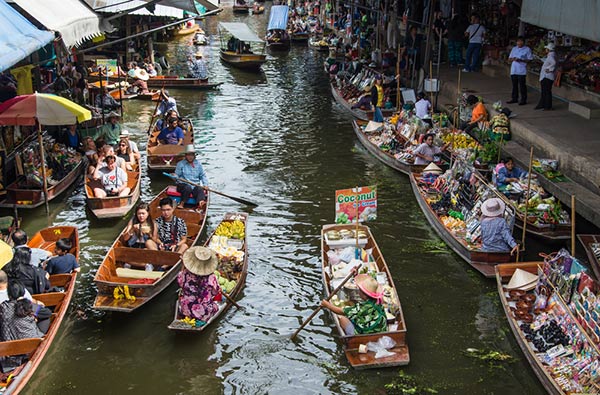 สถานที่ท่องเที่ยวตลาดน้ำดำเนินสะดวก สถานที่ท่องเที่ยวตลาดน้ำดำเนินสะดวก