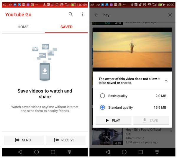 YouTube Go แอพฯ ดาวน์โหลดคลิป YouTube YouTube Go แอพฯ ดาวน์โหลดคลิป YouTube