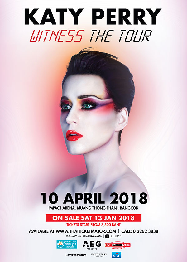 Katy Perry Witness: The Tour 2018 Bangko Katy Perry Witness: The Tour 2018 Bangko