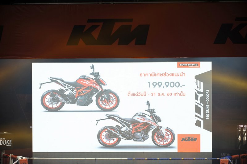KTM 390 DUKE ปี 2018 KTM 390 DUKE ปี 2018
