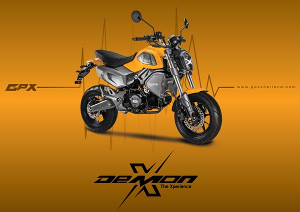 GPX DEMON X 125 ปี 2017 GPX DEMON X 125 ปี 2017