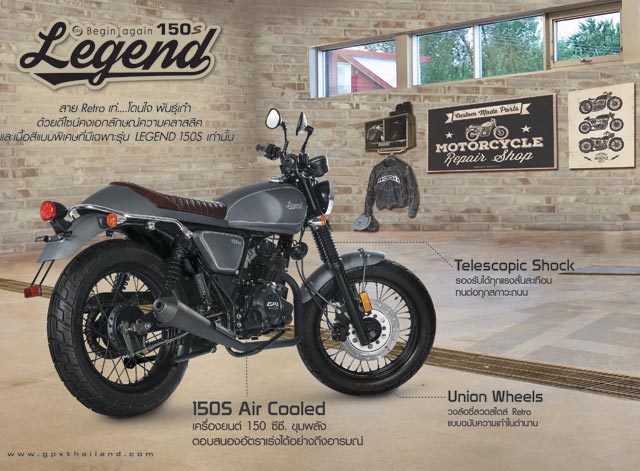 GPX Legend 150s 2017 GPX Legend 150s 2017