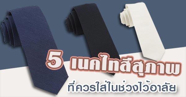 เนคไทสีสุภาพ เนคไทสีสุภาพ