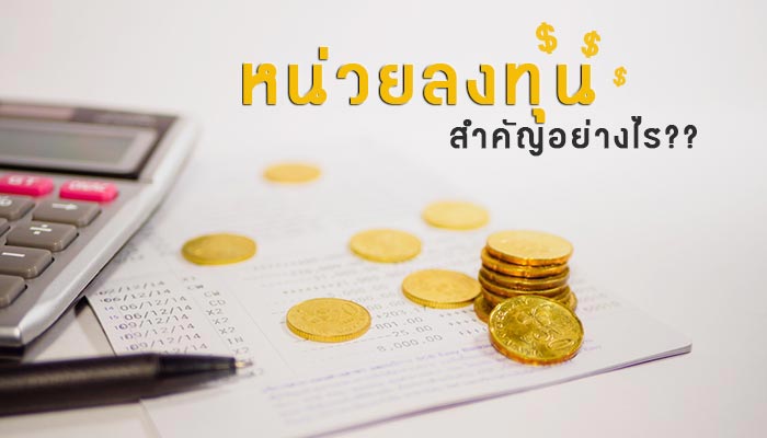 หน่วยลงทุน หน่วยลงทุน