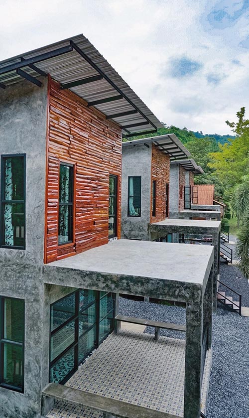 ที่พักเขื่อนขุนด่าน บ้านป่าริมเขื่อน ที่พักเขื่อนขุนด่านปราการชล