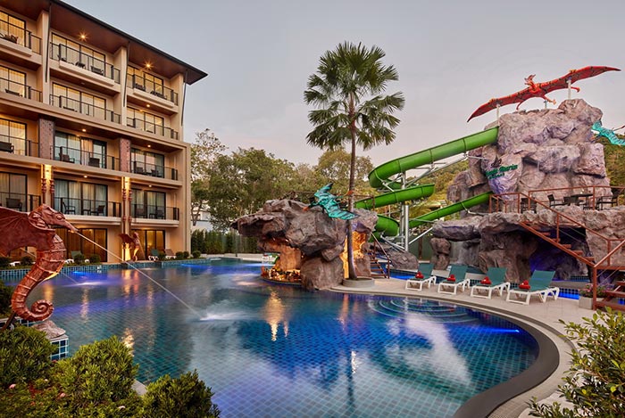 ที่พักที่มีสวนน้ำ ที่พักที่มีสวนน้ำ
