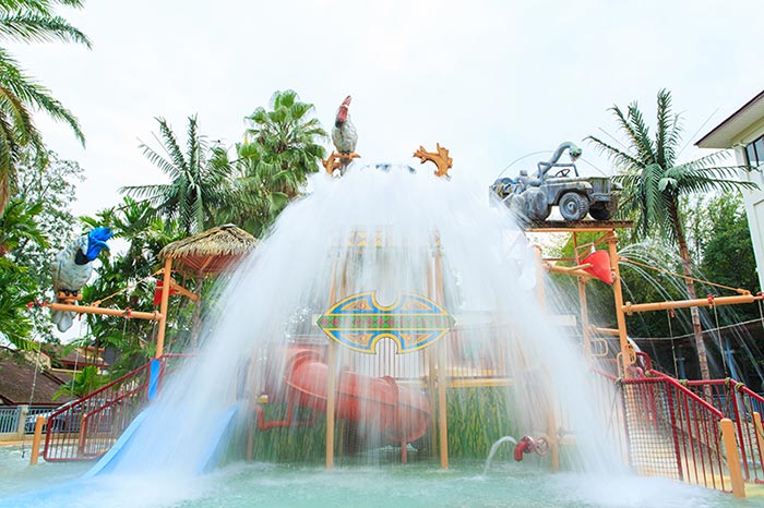 ที่พักที่มีสวนน้ำ ที่พักที่มีสวนน้ำ
