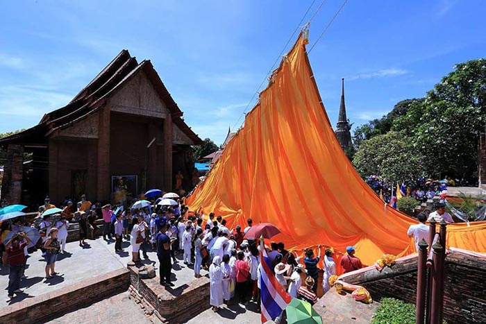 ห่มผ้าพระเจดีย์ชัยมงคล ห่มผ้าพระเจดีย์ชัยมงคล