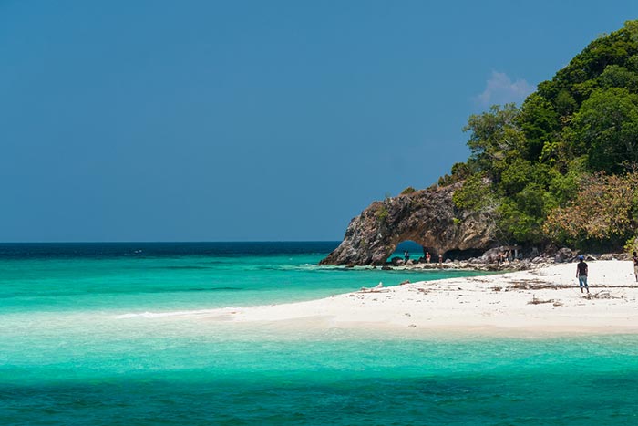 เกาะหาดทรายขาวฝั่งอันดามัน เกาะหาดทรายขาวฝั่งอันดามัน