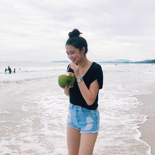 กางเกงยีนส์ขาสั้นดารา กางเกงยีนส์ขาสั้นดารา