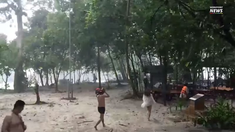 พายุถล่มเกาะห้อง จ.กระบี่ พายุถล่มเกาะห้อง จ.กระบี่
