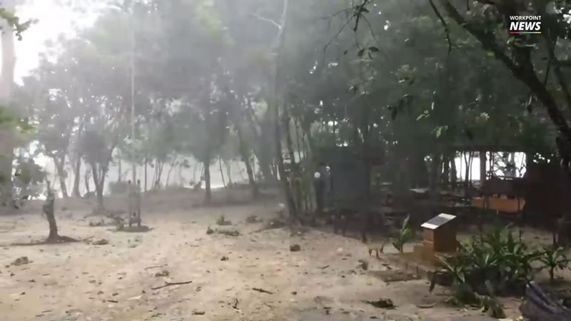 พายุถล่มเกาะห้อง จ.กระบี่ พายุถล่มเกาะห้อง จ.กระบี่