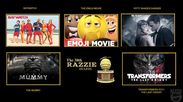 Razzie Awards 2018 Razzie Awards 2018