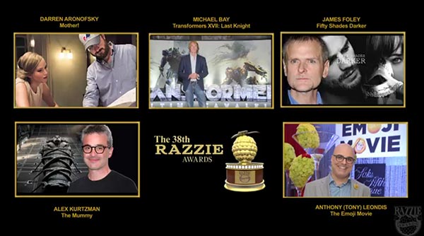 Razzie Awards 2018 Razzie Awards 2018