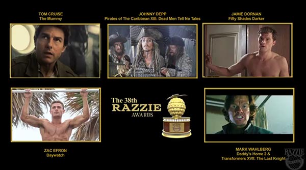 Razzie Awards 2018 Razzie Awards 2018