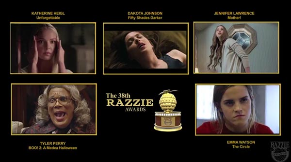 Razzie Awards 2018 Razzie Awards 2018