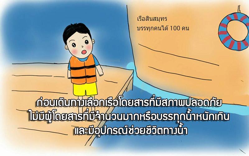 วิธีเอาตัวรอดจากเรือล่ม วิธีเอาตัวรอดจากเรือล่ม