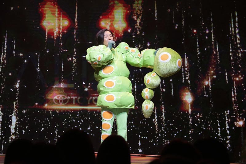 บอย พีชเมกเกอร์ หน้ากากหนอนชาเขียว บอย พีชเมกเกอร์ หน้ากากหนอนชาเขียว