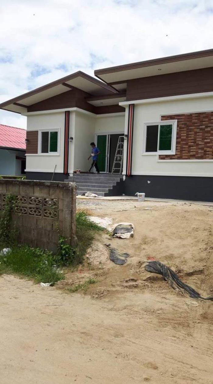 รีวิวสร้างบ้านชั้นเดียว รีวิวสร้างบ้านชั้นเดียว