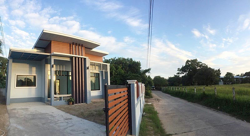 บ้านเดี่ยวชั้นเดียว บ้านเดี่ยวชั้นเดียว