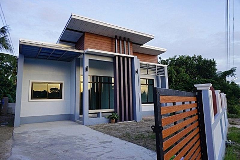 บ้านเดี่ยวชั้นเดียว บ้านเดี่ยวชั้นเดียว