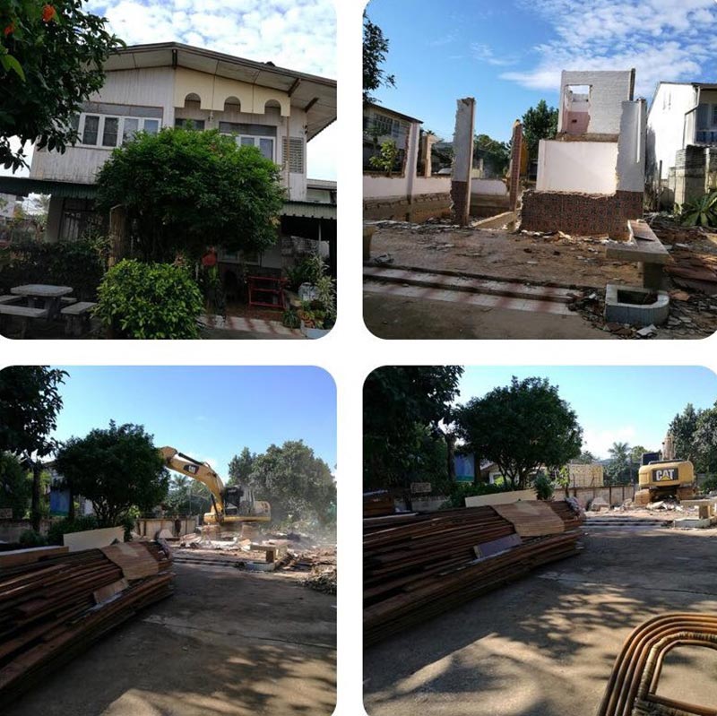 สร้างบ้านชั้นเดียว 2 ห้องนอน 2 ห้องน้ำ สร้างบ้านชั้นเดียว 2 ห้องนอน 2 ห้องน้ำ