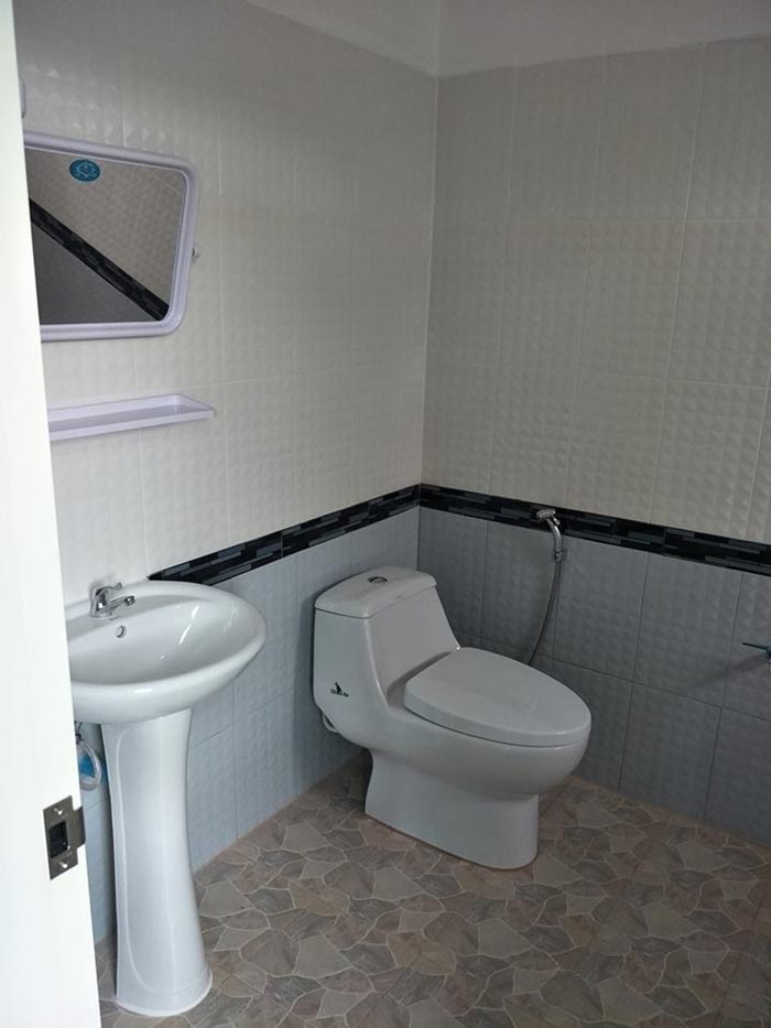 แบบบ้านชั้นเดียวยกสูงหลังคาเพิงหมาแหงน แบบบ้านชั้นเดียวยกสูงหลังคาเพิงหมาแหงน