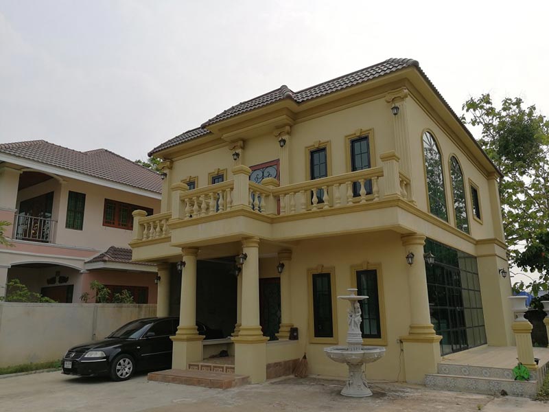 แบบบ้านสองชั้นสไตล์ยุโรป แบบบ้านสองชั้นสไตล์ยุโรป