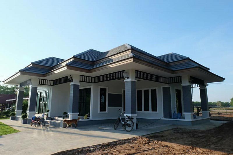 บ้านชั้นเดียว 3 ห้องนอน บ้านชั้นเดียว 3 ห้องนอน