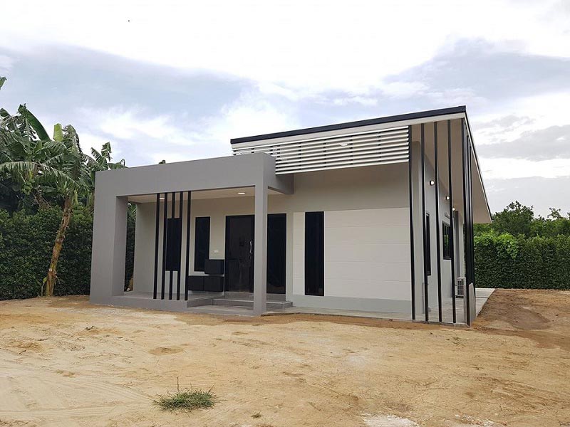 แบบบ้านชั้นเดียวโมเดิร์น แบบบ้านชั้นเดียวโมเดิร์น
