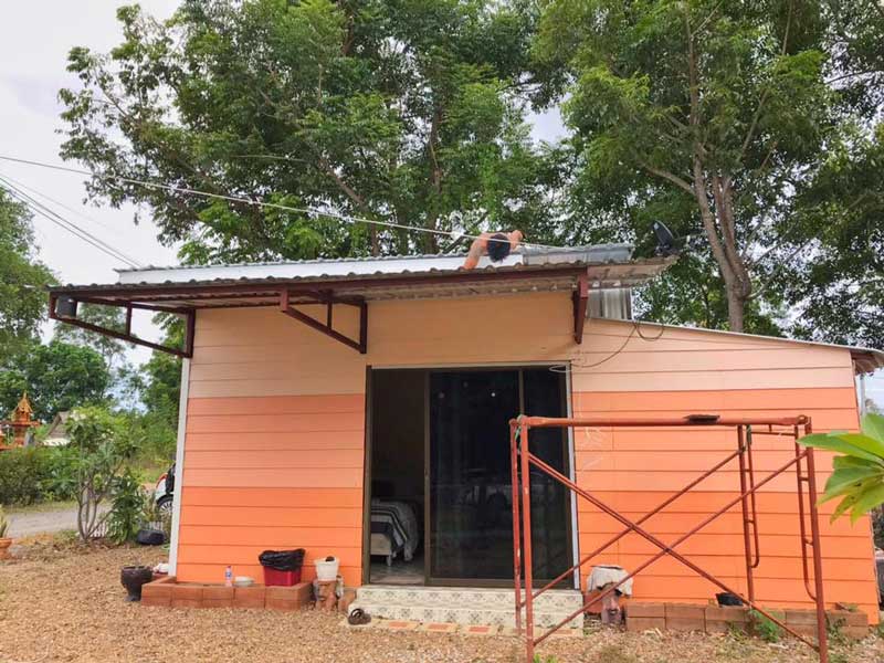 บ้านชั้นเดียว 1 ห้องนอน 1 ห้องน้ำ บ้านชั้นเดียว 1 ห้องนอน 1 ห้องน้ำ