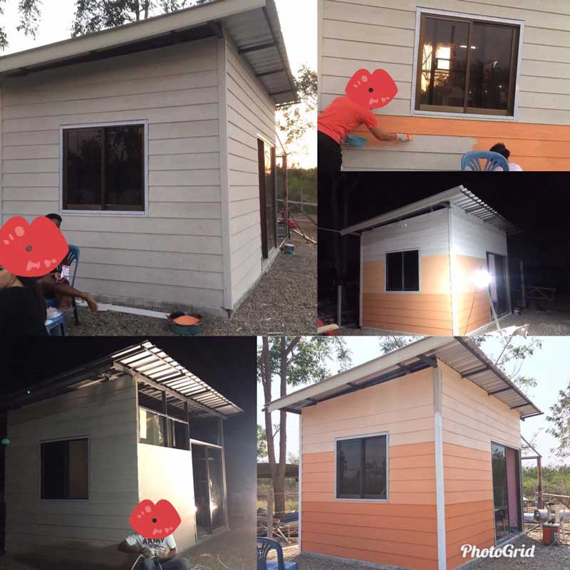 บ้านชั้นเดียว 1 ห้องนอน 1 ห้องน้ำ บ้านชั้นเดียว 1 ห้องนอน 1 ห้องน้ำ