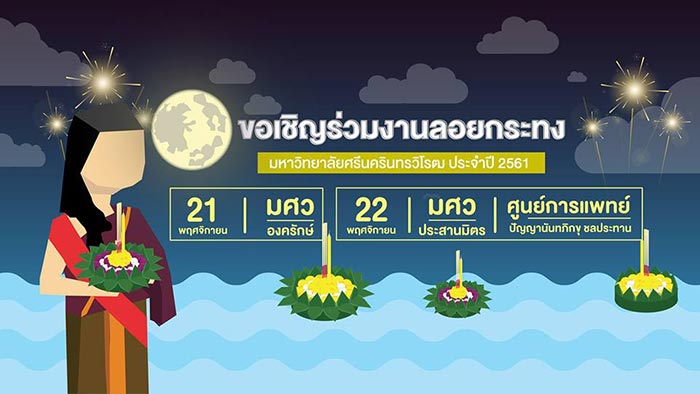 ที่เที่ยวลอยกระทง 2561 ที่เที่ยวลอยกระทง 2561