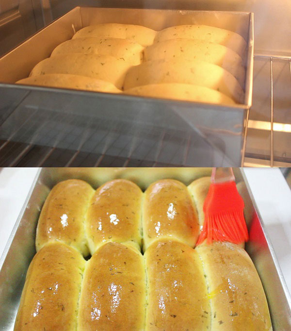 ขนมปังกระเทียมดินเนอร์โรล ขนมปังกระเทียมดินเนอร์โรล
