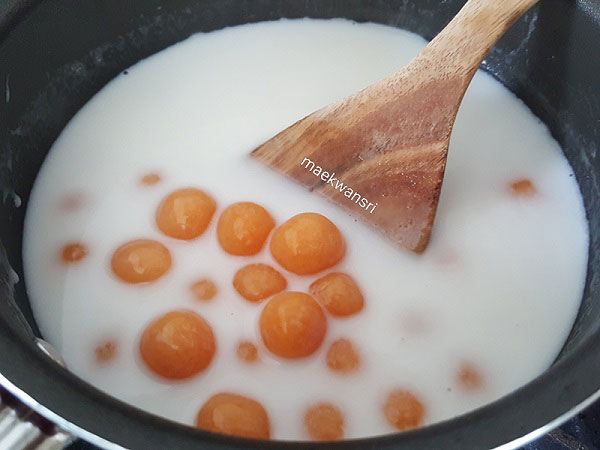 บัวลอยมันส้ม บัวลอยมันส้ม
