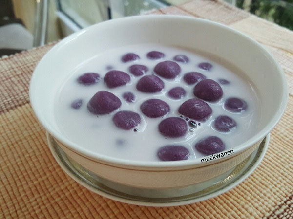 บัวลอยมันส้ม บัวลอยมันส้ม