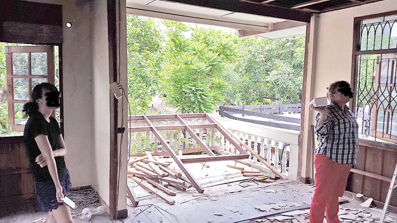 รีโนเวทบ้านครึ่งปูนครึ่งไม้ รีโนเวทบ้านครึ่งปูนครึ่งไม้