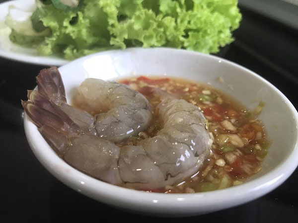 กุ้งแช่น้ำปลา กุ้งแช่น้ำปลา