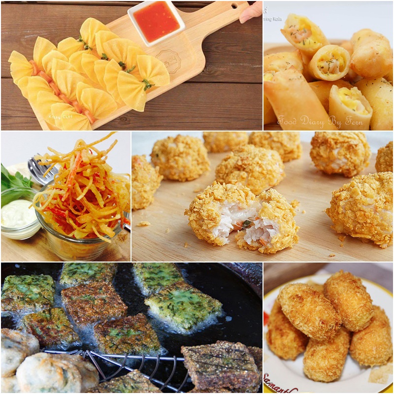 13 วิธีทำอาหารว่างทอดกรอบ 13 วิธีทำอาหารว่างทอดกรอบ